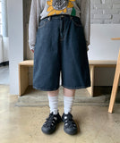 Sensi Side Snap Button Bermuda Denim Pants