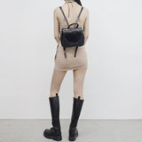 Babinyu String Halter Shirring One Piece (Belt Set)