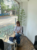 [unisex] Philend Washing Denim Wide Pants