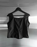 Silla Square Shirred Blouse