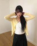 Andor Slim See-through Knit Cardigan