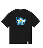 Big Drawing Letter Flower Short Sleeve Tee