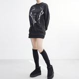 Smoke Printed Sweatshirt
