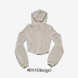 Tren Crop Hood Zip Up