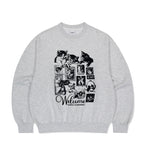 CAT COLLAGE SWEATSHIRT