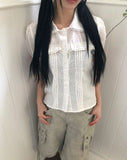 Mahi Frill Short Sleeve Blouse