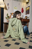 Frog Pop Embroidery Hood