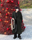 Wool pattern muffler