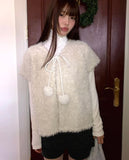 Lupin Drop Layered Fur Brushed Vest