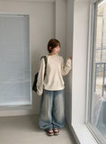 [Unisex] Hinkmo Side Button Waffle Hoodie