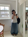[unisex] Gyuden Nylon Banding Wide Pants