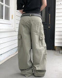 Feud Dyed Washed Cargo Pants