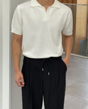 Finder Boucle Open Collar Knit