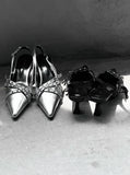 1159 Eyelet Stiletto Heel (5cm)