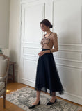 Danish Color Matching Puff Knit