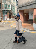 Henda Color Matching Collar Jacket