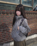 Noken Warmer String Hood Windbreaker