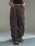 loopy pocket cargo nylon pants