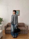 [unisex] Ronenki Color Over Round Cardigan