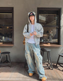 Kuro Trucker Hooded Jacket