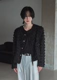 French tweed cropped jacket