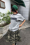 DOUBLE FRILL CAMO SKIRT