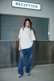 blooming bear Embroidery Short Sleeve T-shirt