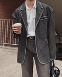 Use Vintage Leather Blazer