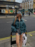 (UNISEX) Raper Leather Balloon Jacket