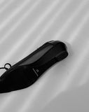 1209 Mesh Stiletto Flat Shoes (3 cm)