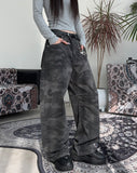 Salon Curved Camo Cotton Pants