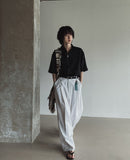 Monette linen wide pants