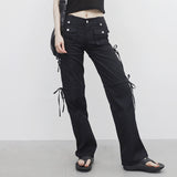 Limone strap button pants