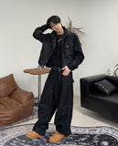 Lafren Crop Mix Knit Jacket