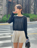 Mabedeu See-Through Summer Knit