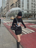Anna Ribbed Bolero Knitwear