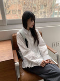 Dilmecca Frill Long Sleeve Shirt Blouse