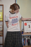 Lucky Day CROP Ringer Tee