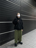 Relaxed Brushed Wide Jogger Pants
