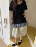 Kannahi Shirring Long Skirt