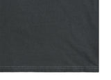 Small Drawing Smile Pigment Short Sleeve T-shirt Gray Logo