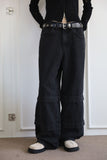 Hark eyelet denim pants
