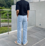 Meltz Semi-Wide Denim Pants