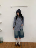 Yanpo Over Check Shirt