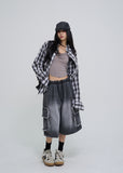 Lever Decky Bermuda Denim Cargo Pants