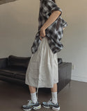 Play Diagonal Big Cargo Balloon Bermuda Pants