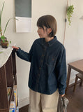 Delotte Denim Long Sleeve Shirt