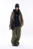 Arcana zipper cargo wide pants