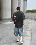 Patch dying ball cap