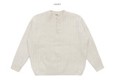 Levon Henley Neck Cable Knit